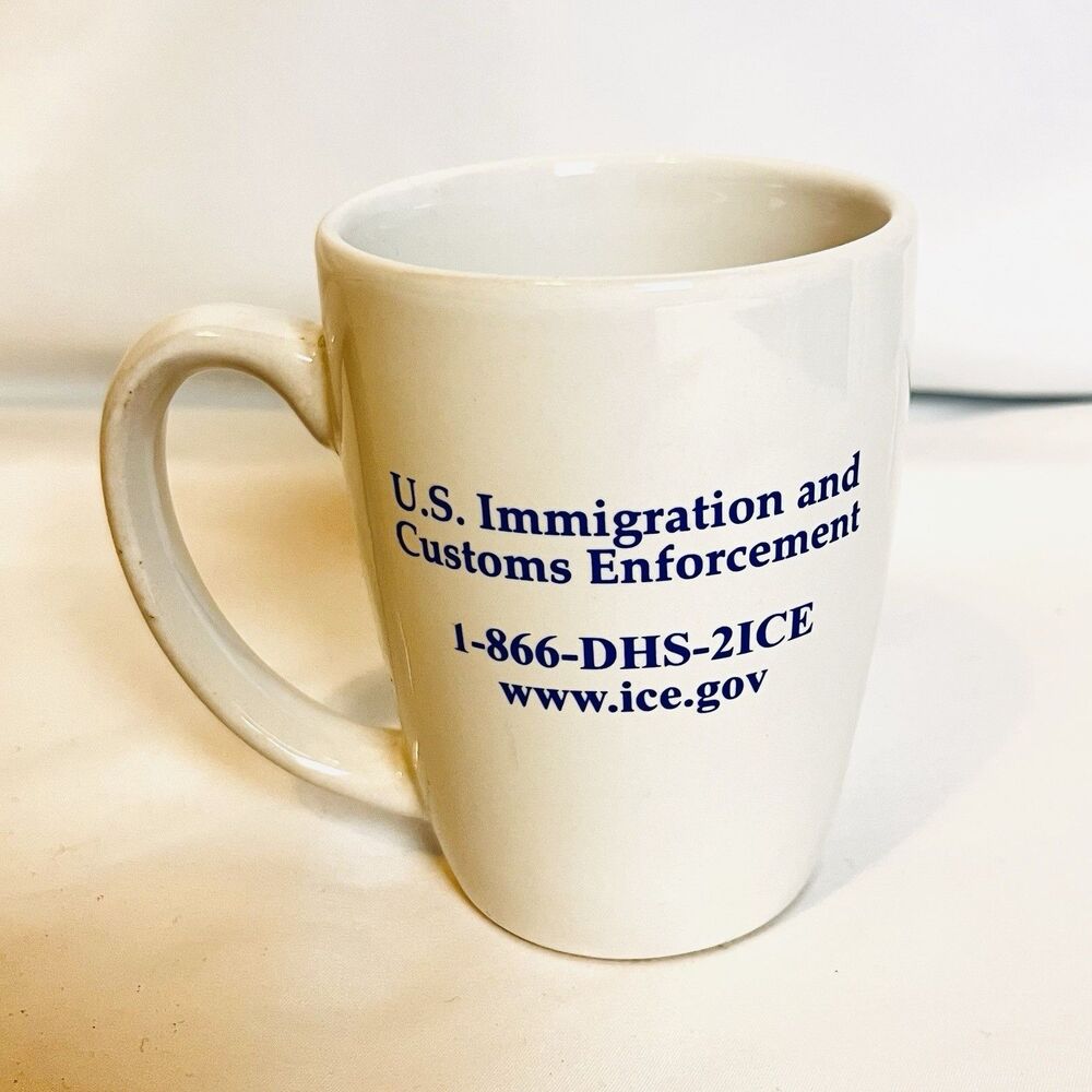 Official U.S. ICE Immigration and Customs Enforcement Coffee Mug